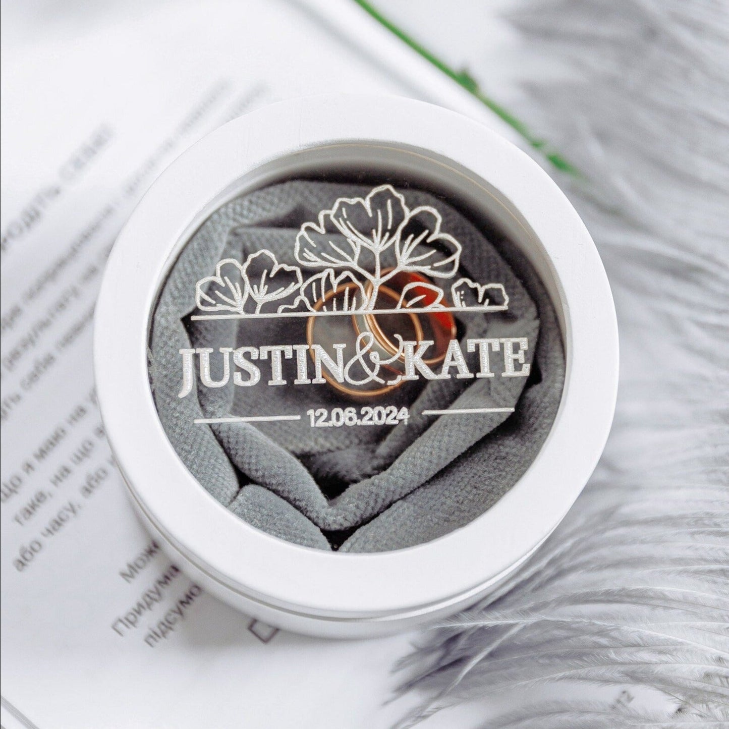 Коробочка для обручок