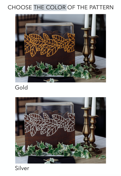 Briefumschlagbox ∙ GOLDEN LEAF