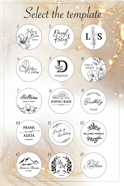 Runde Trauringbox ∙ Rund BEIGE