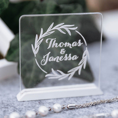 Дерев’яна шкатулка для обручок