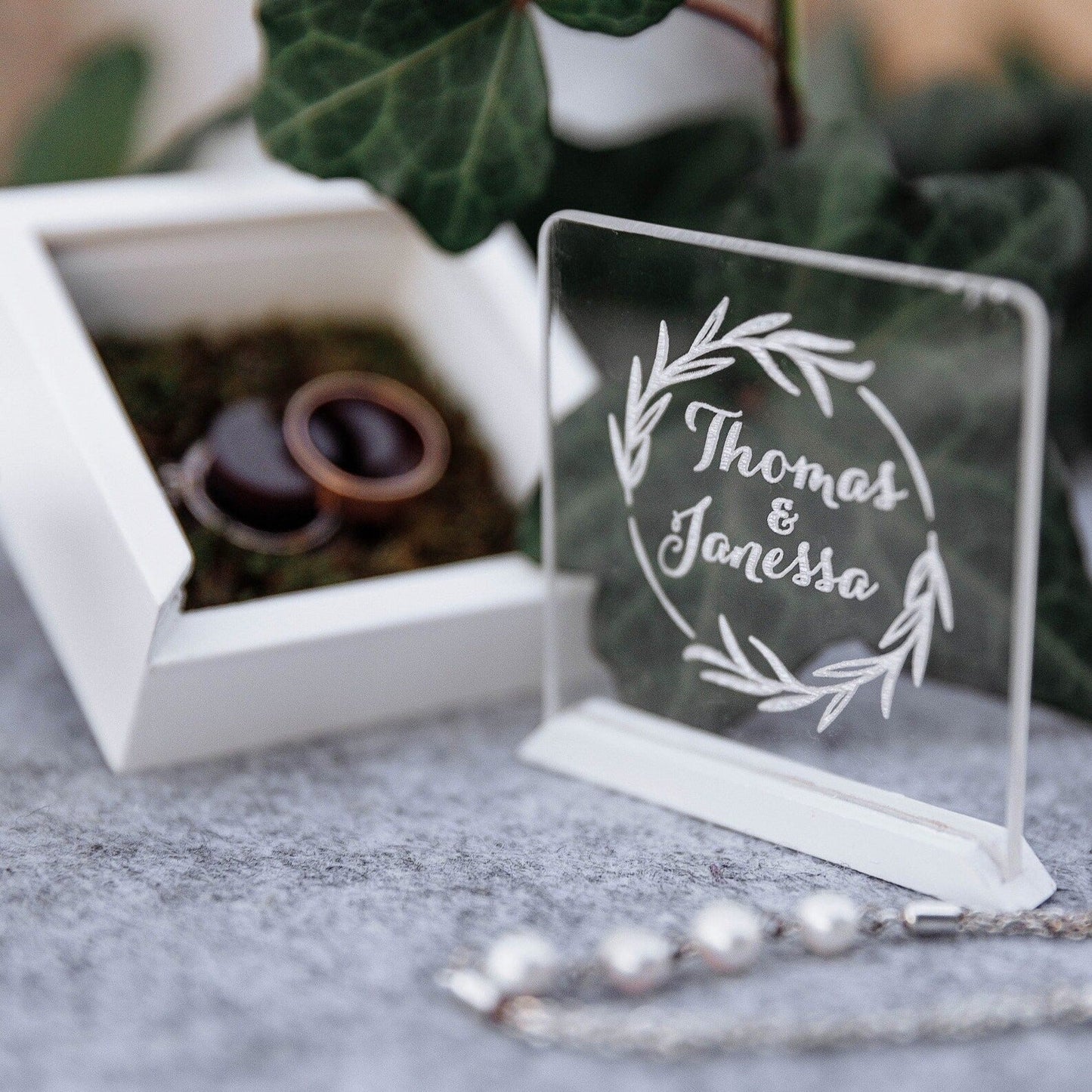 Шкатулка для обручальных колец