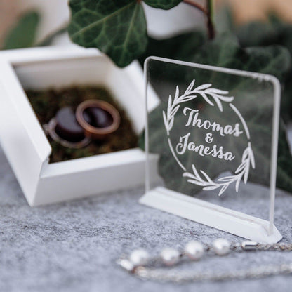 Шкатулка для обручальных колец