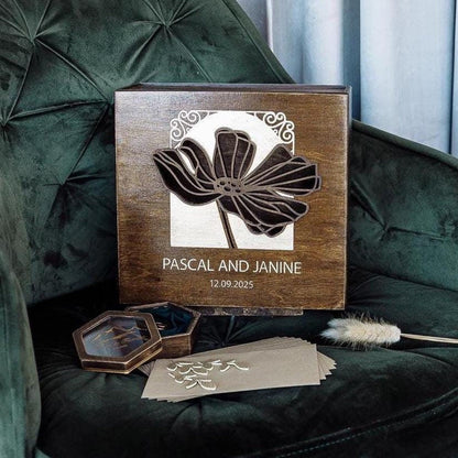 Весільна атрибутика
Все необхідне для наречених
весільна скарбниця
Весільна скриня для конвертів
